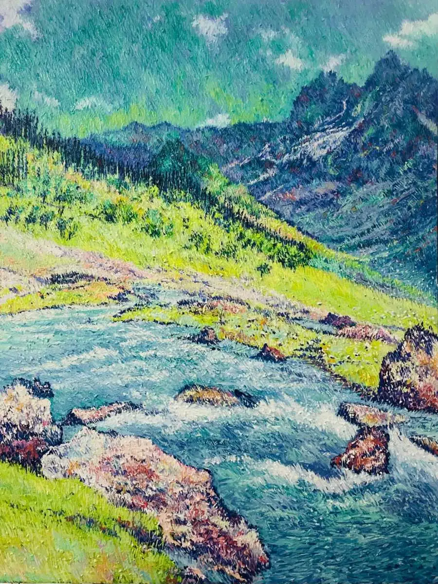 Held by the Season — Oil on canvas by Abid Khan